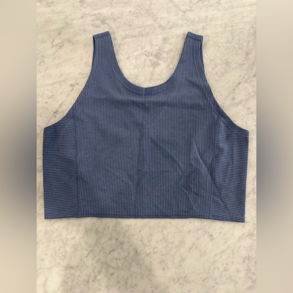 NWOT Lululemon Athletica Blue Ribbed Tank NEW 🆕 Never worn!